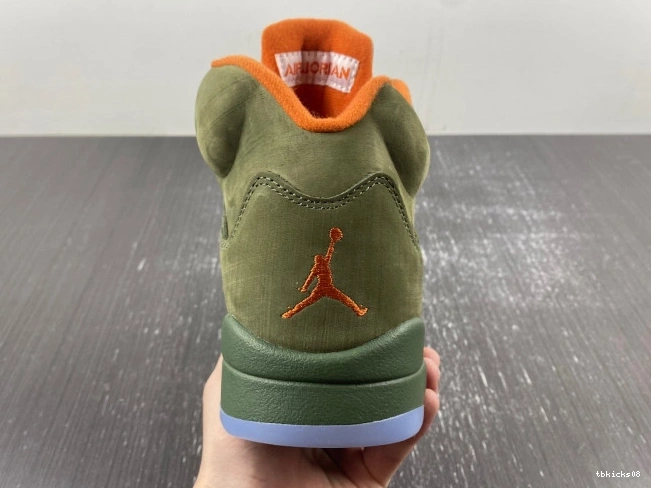 Cheap TBkick Jordan Air Olive 5 DD0587-308 0805